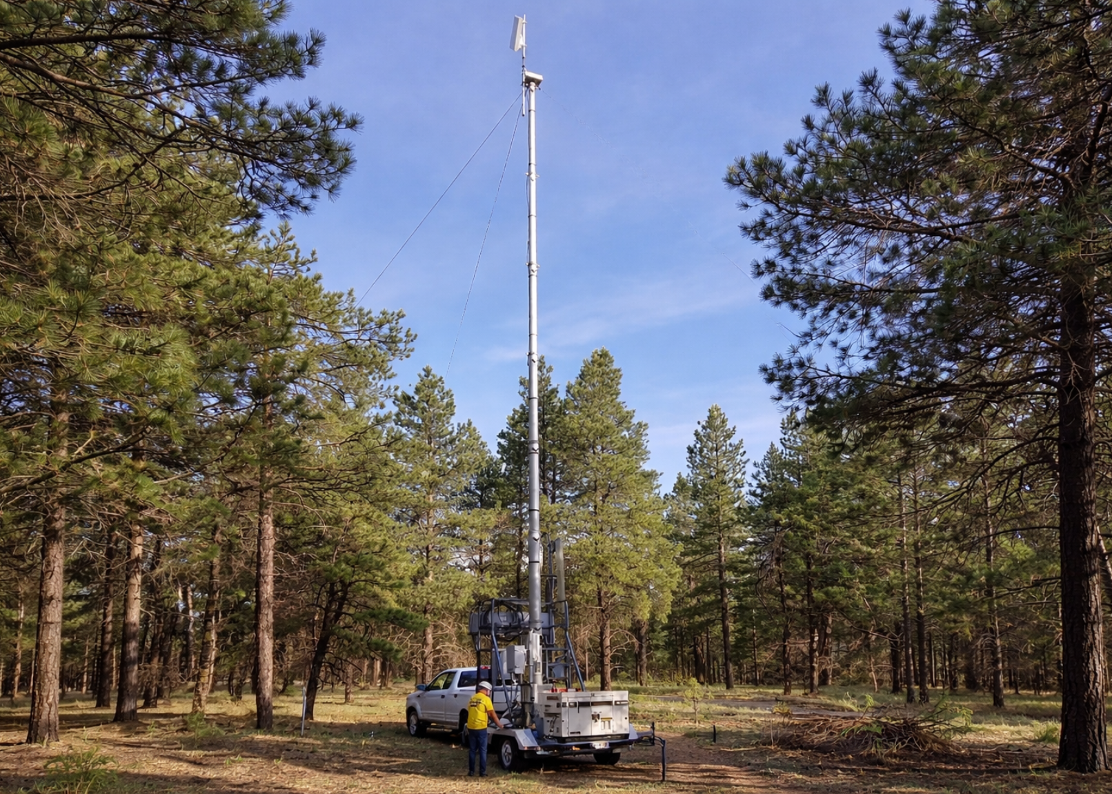 Emergency deployment - field team responding to disaster connectivity needs